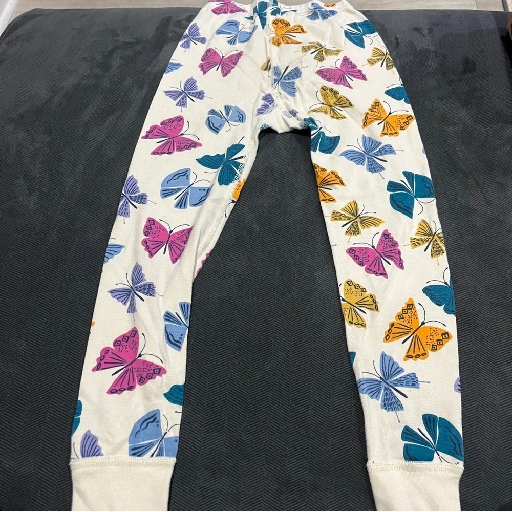 Hanna Andersson Butterfly Print Kids Pajama Set